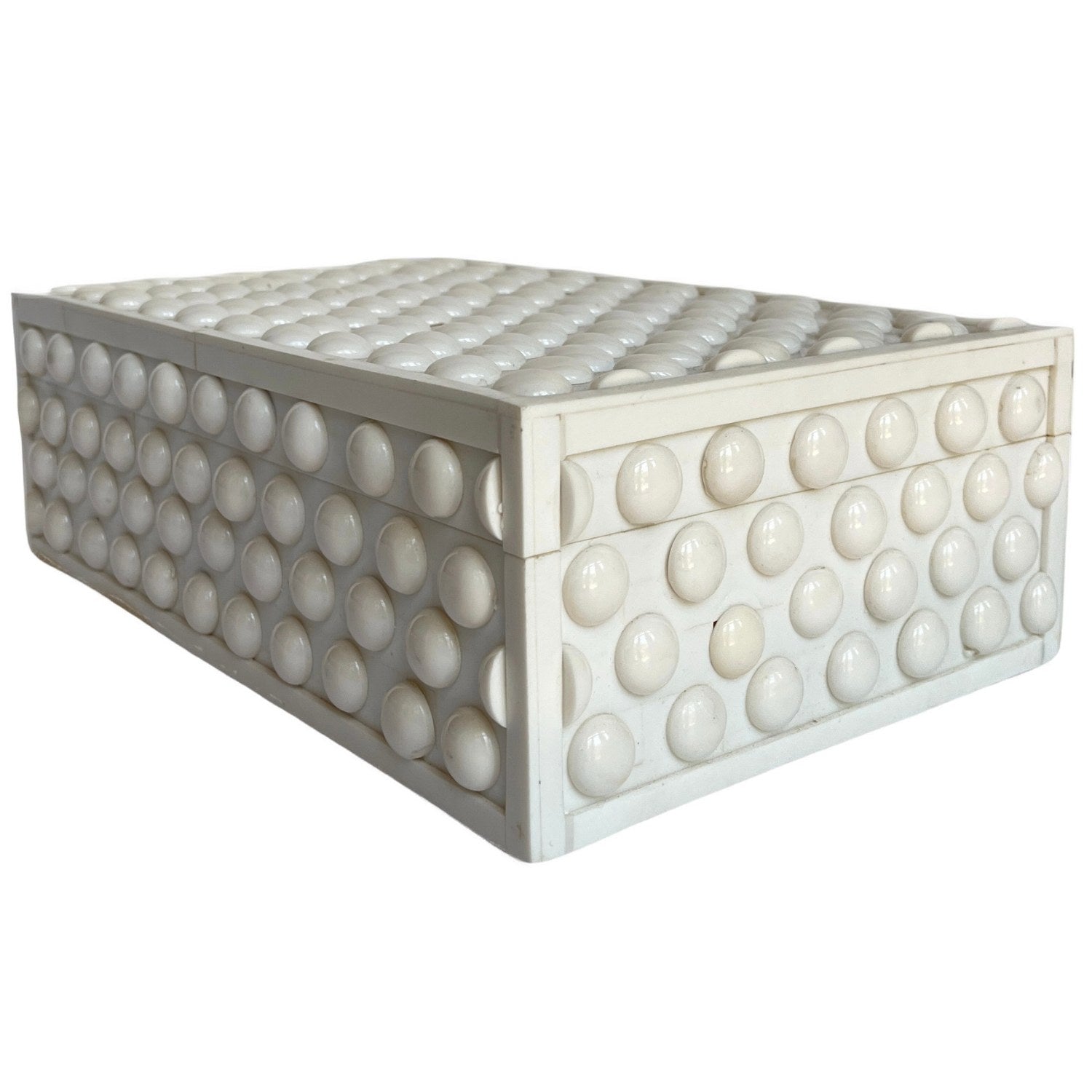 Ivory Button Bone Box