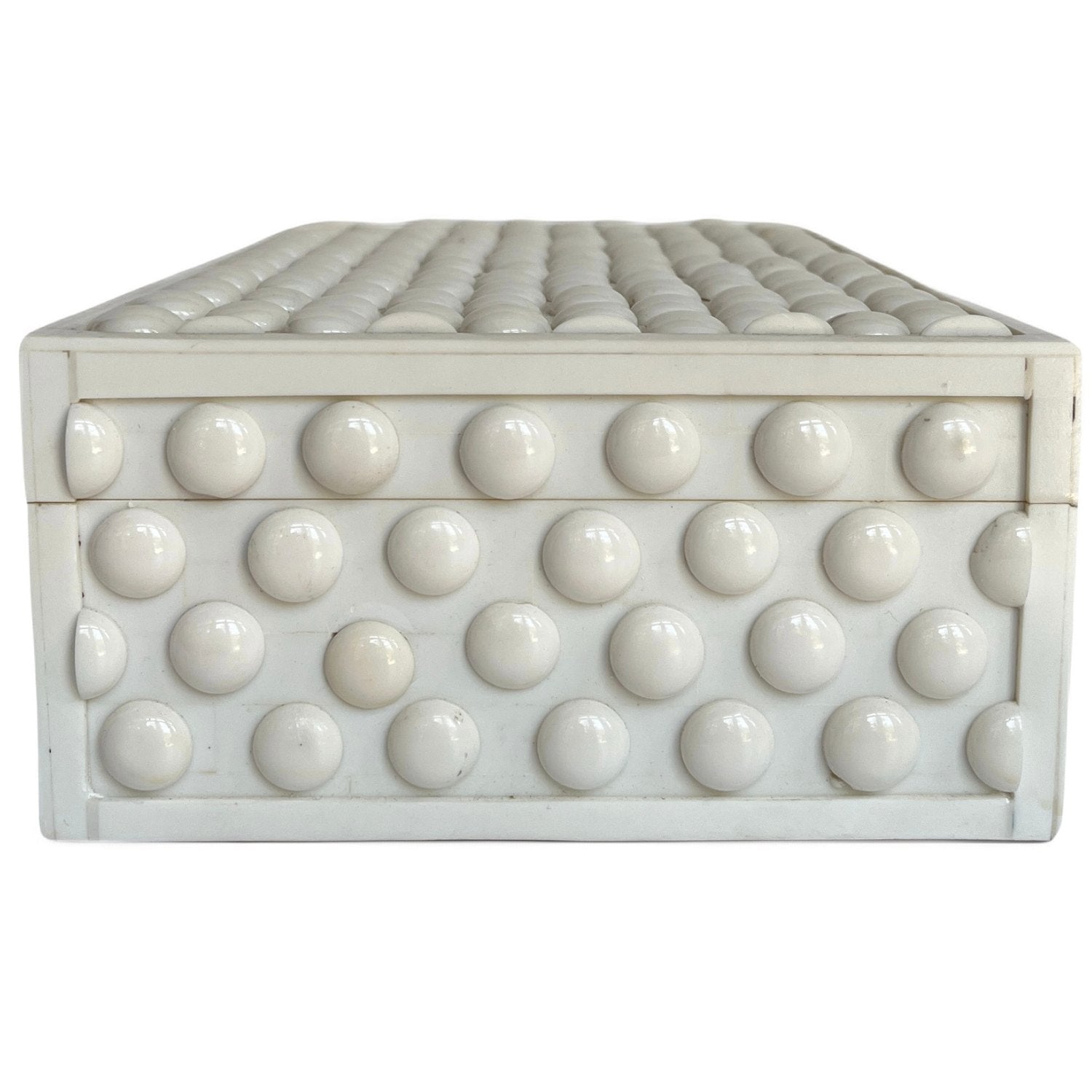 Ivory Button Bone Box