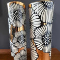 Load image into Gallery viewer, Tall & Narrow Ceramic Floral Vase in 22K Gold
