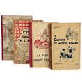Load image into Gallery viewer, French Kitchen Cookbooks 1910-1950 - set of 4
