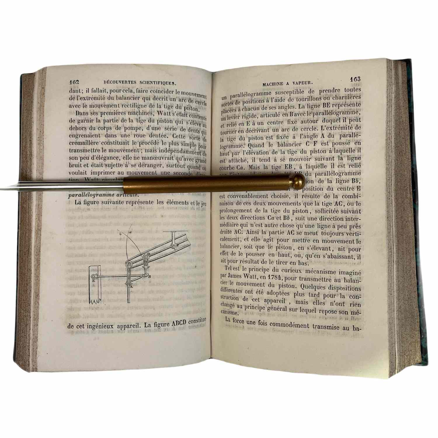 French Antique Novels in Green & Brown 1854-1888 - set of 4